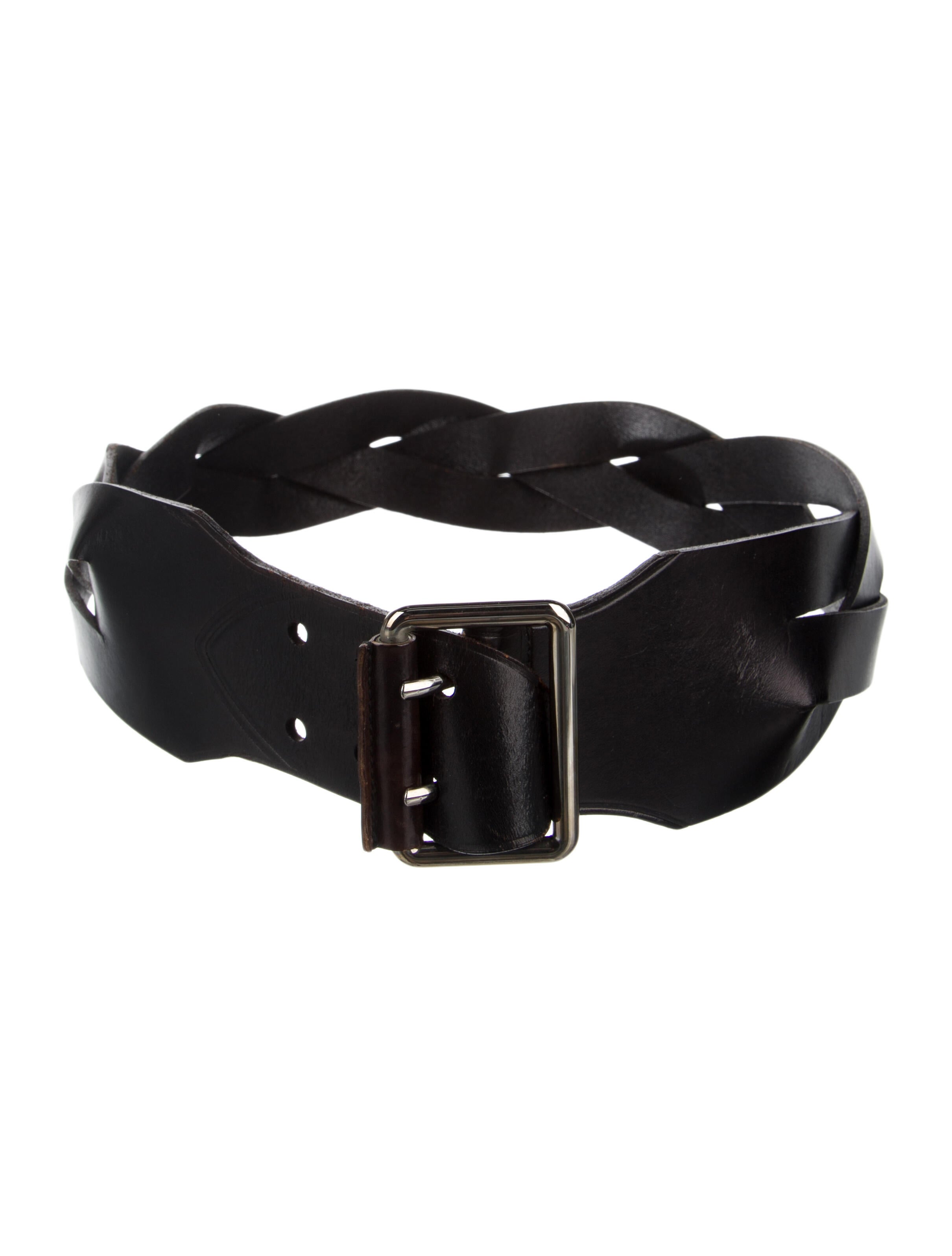 Balenciaga Wide Leather Waist Belt